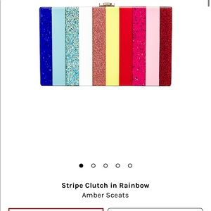 Revolve Amber Sceats Rainbow Clutch